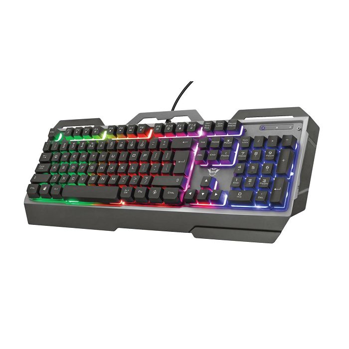 Tipkovnica TRUST GXT856 TORAC (gaming, membranska, RGB osvjetljenje crna)