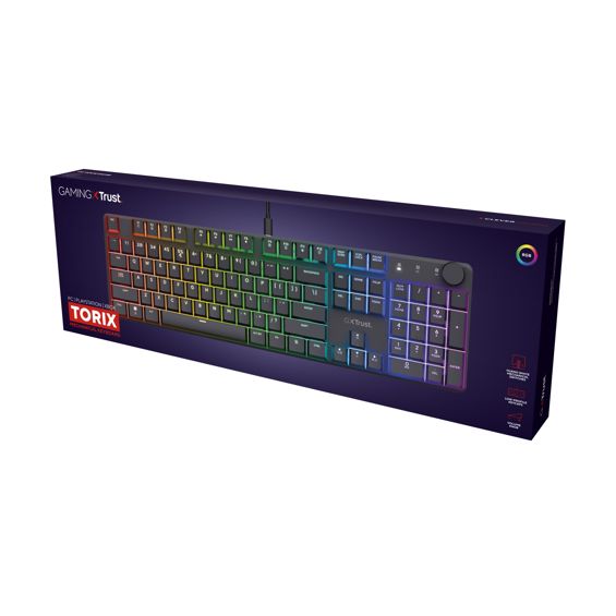 Tipkovnica TRUST TORIX, GXT 866, US, mehanička-6