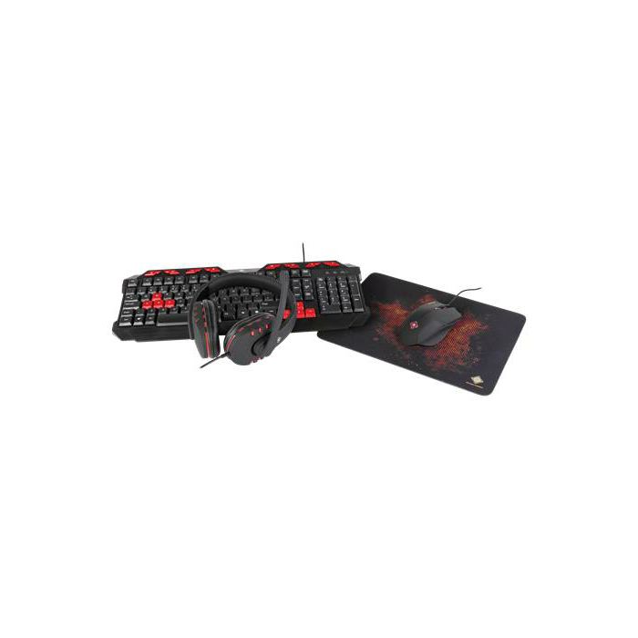 Tipkovnica+ miš+ slušalice+ podloga DELTACO GAM-023UK (gaming set, membranska, RGB osvjetljenje crna)-1