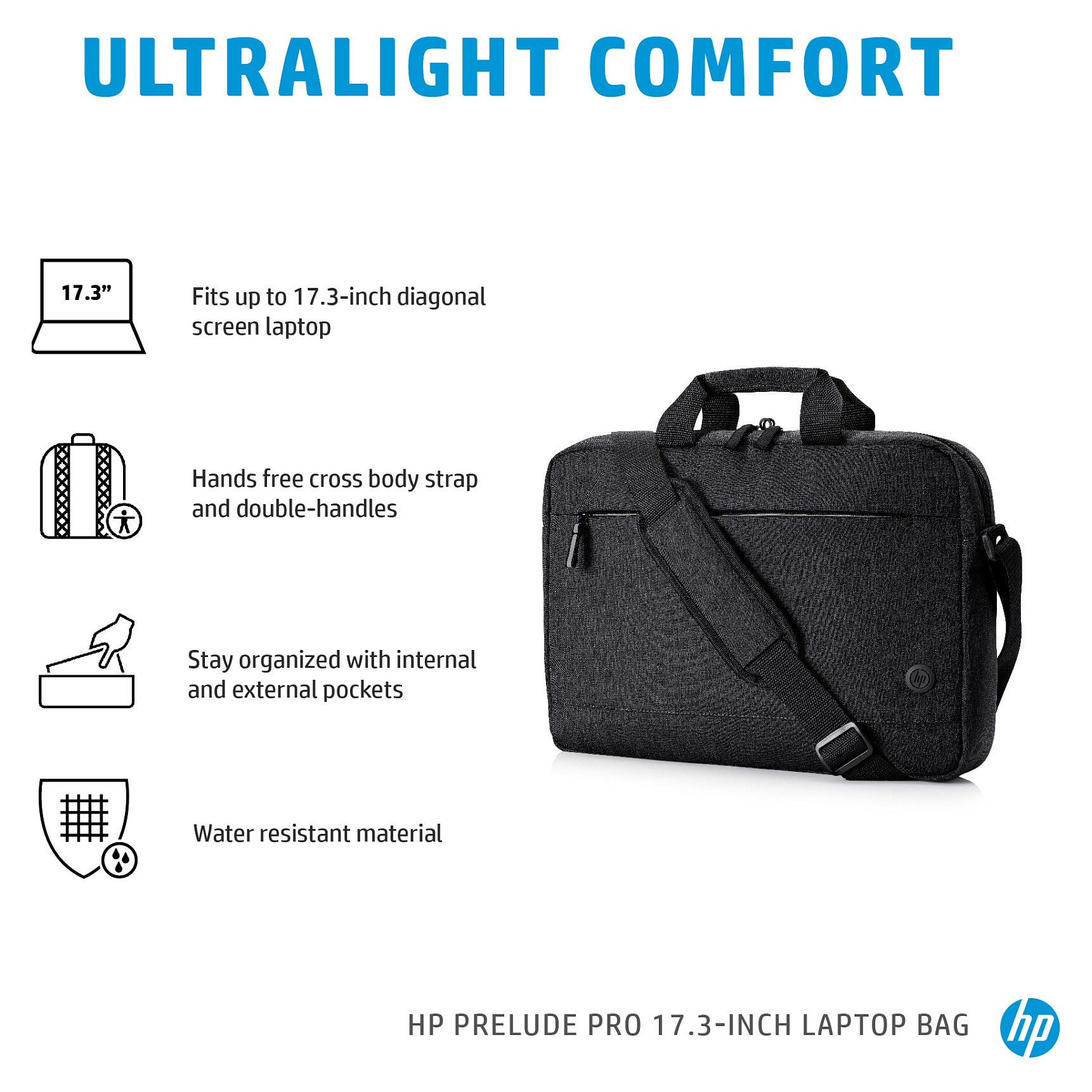 Torba za laptop HP 17,3", Prelude, 34Y64AA-3