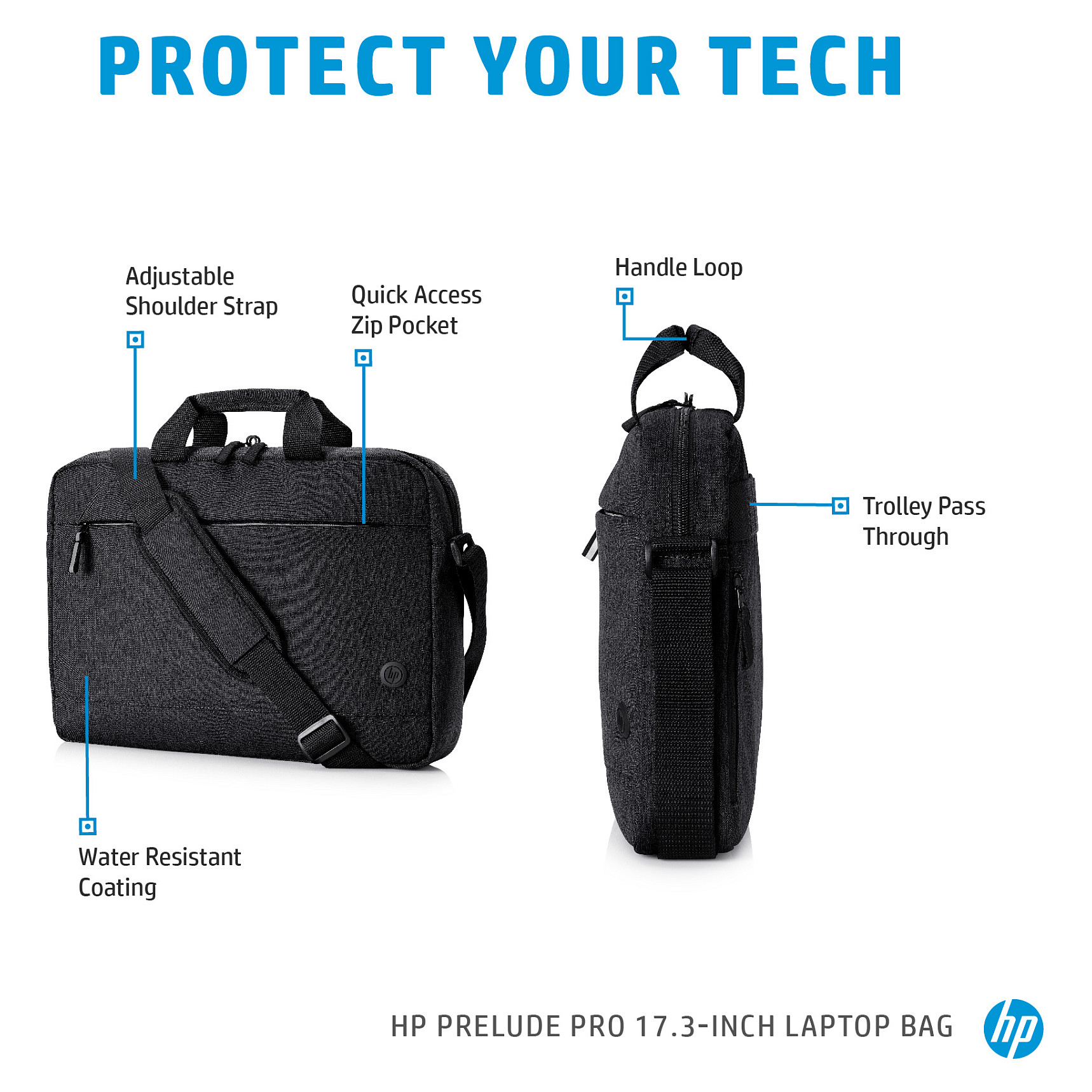 Torba za laptop HP 17,3", Prelude, 34Y64AA-4