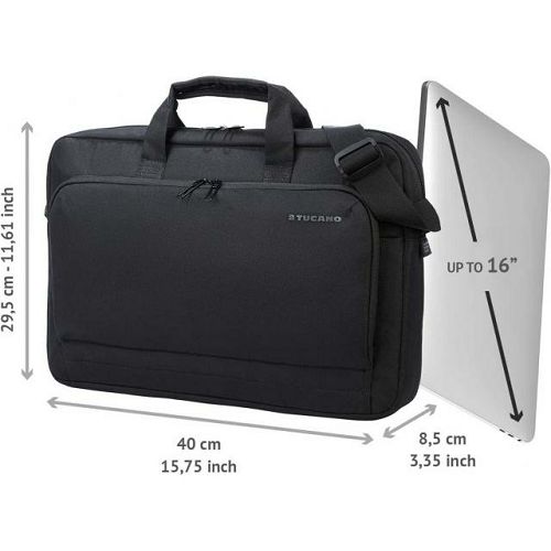 Torba za laptop TUCANO Star Slim (BSTN-BK), za laptope do 15.6" ili MacBook Pro 16", crna-2
