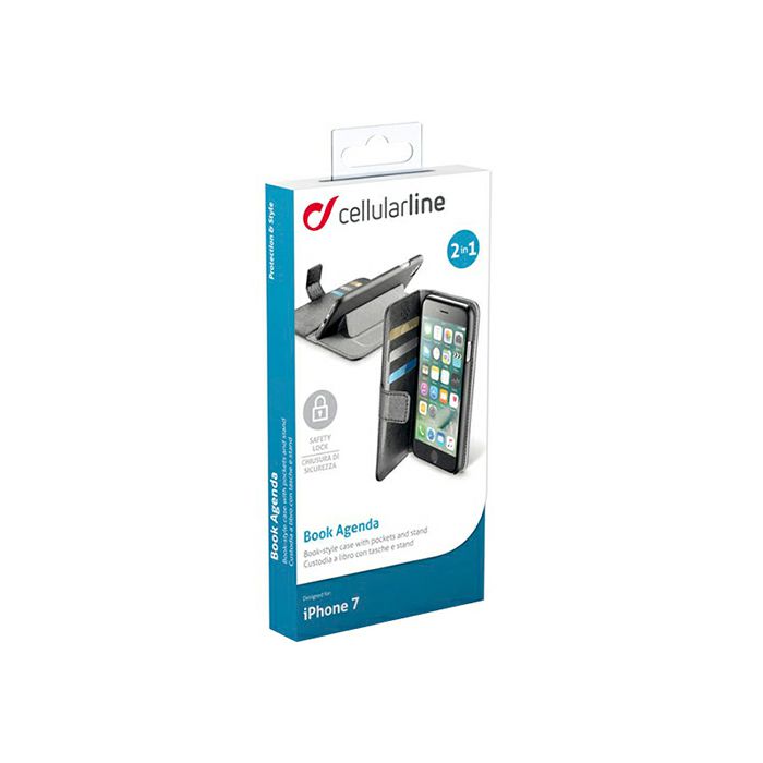 Torbica za mobitel CELLULARLINE za iPHONE 7/8 crni agenda