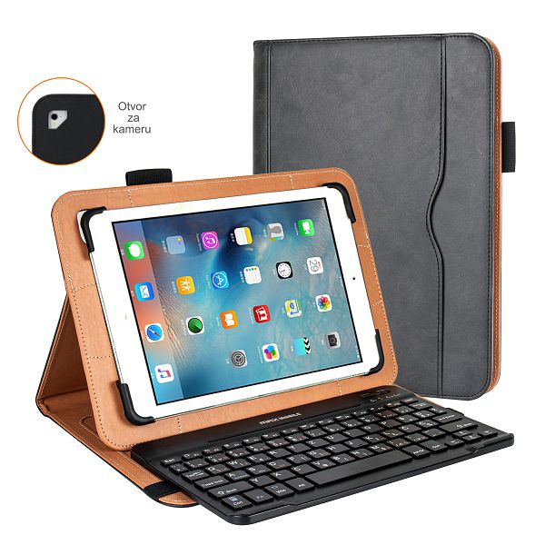 MM TABLET TORBICA FLIP 9.7"-11.5" crna sa tipkovnicom-0