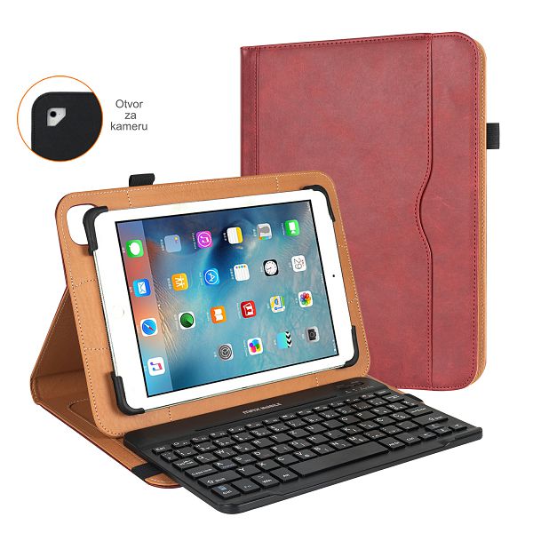 MM TABLET TORBICA FLIP 9.7"-11.5" RED sa tipkovnicom-0