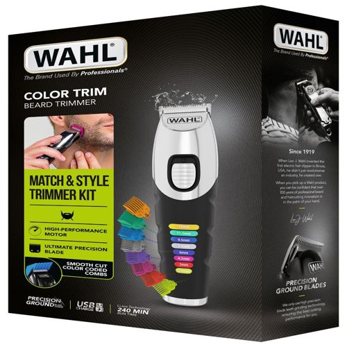 WAHL Color Trim Beard 09893.0443 – Trimer za bradu s nastavcima u boj-2