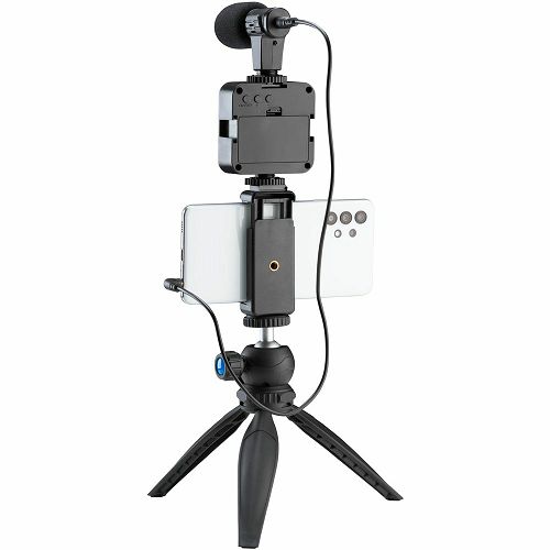 Tripod CELLULARLINE, Vlogger Kit bluetooth-1