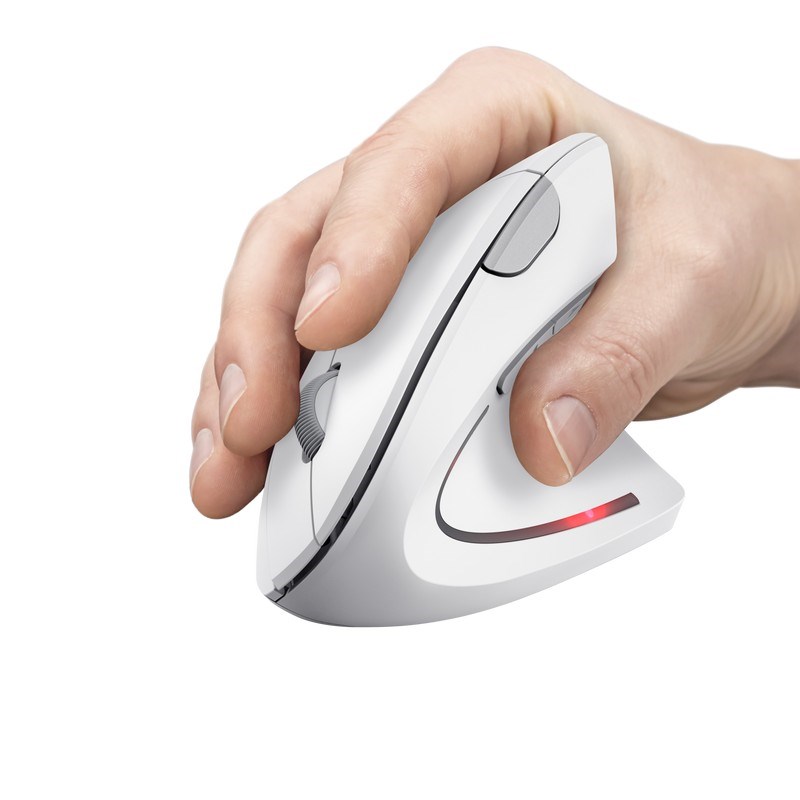 Trust Verto Vertical Ergonomic wireless mouse white (25132)-5