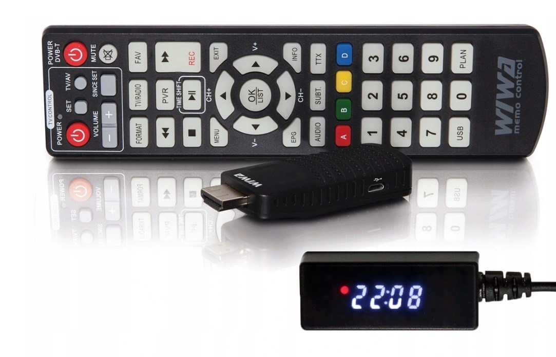 Tuner DVB-T/T2 WIWA H.265 MINI LED-0