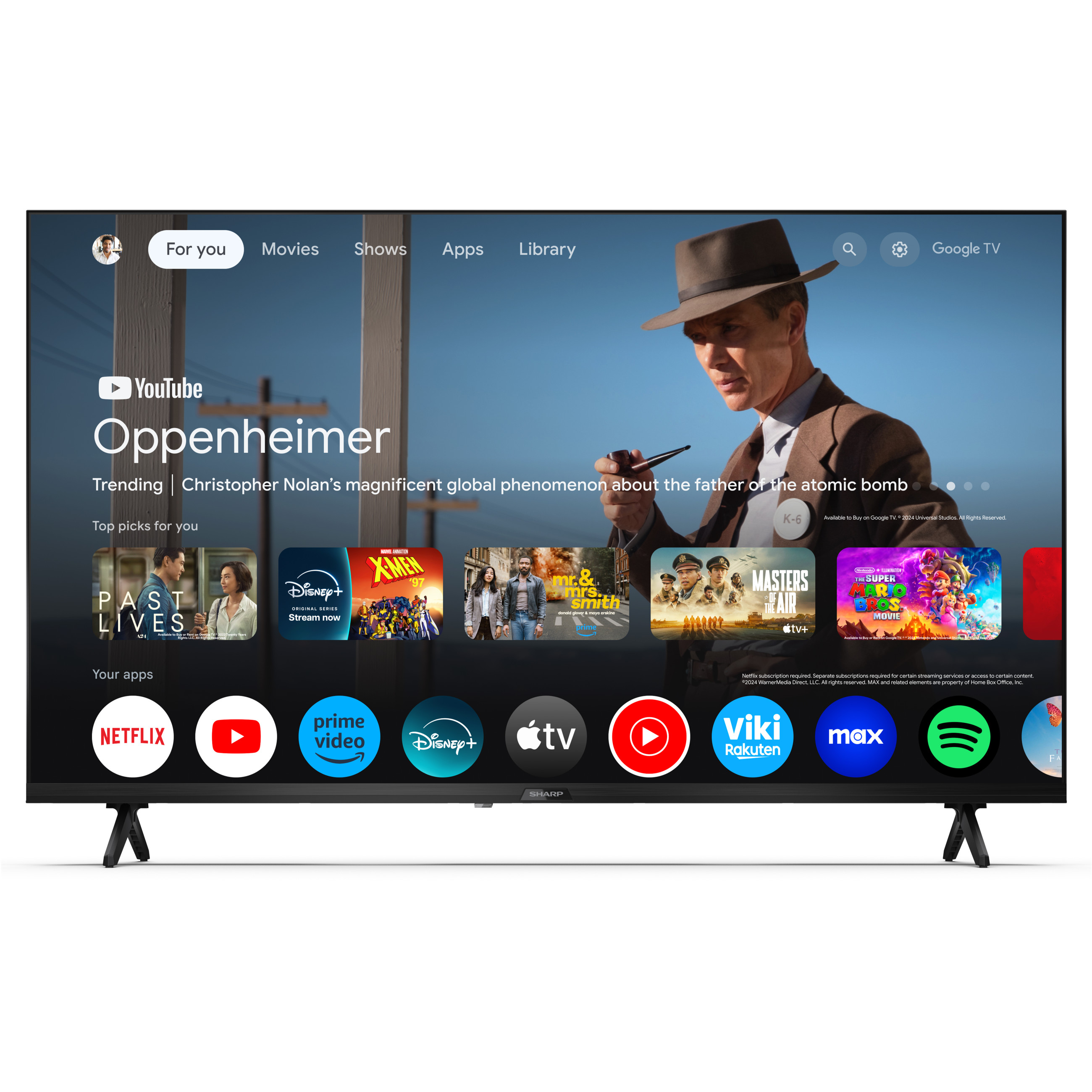 TV SHARP LED 40GF2265E Android TV (101 cm, Full HD, HDR10, Dolby Digital Plus, Smart TV, DVB-T/T2/C/S/S2)-6