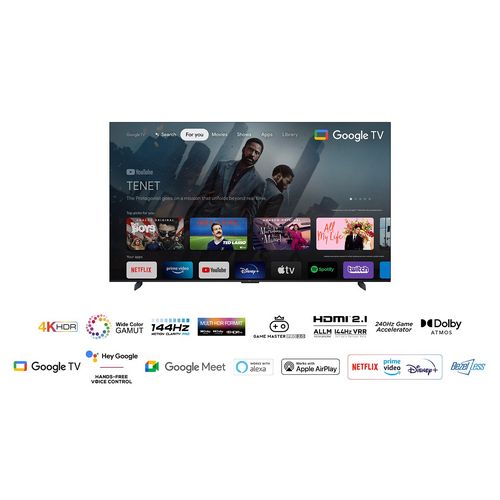 TV TCL LED P745 Series 98P745 Google TV, 98" (247 cm, 4K Ultra HD, HDR10+, Dolby Vision IQ, PPI 3000, Smart TV, DVB-T2/C/S2)-11