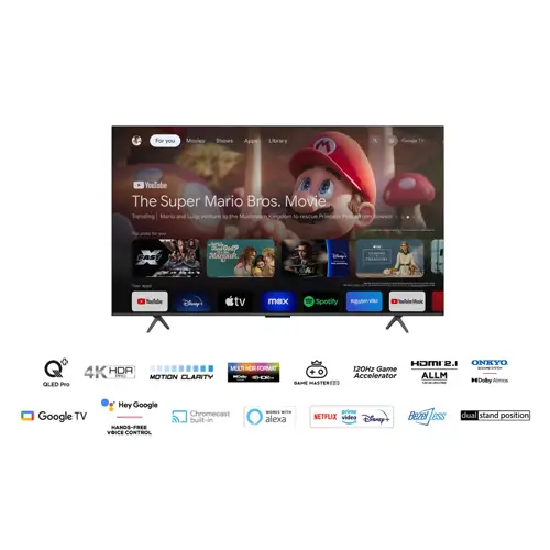 TV TCL QLED C65 Series 65C655 Google TV (165 cm, 4K Ultra HD, PPI 3200, HDR10+, Dolby Vision, Dolby Atmos, Smart TV, DVB-T2/C/S2)-4