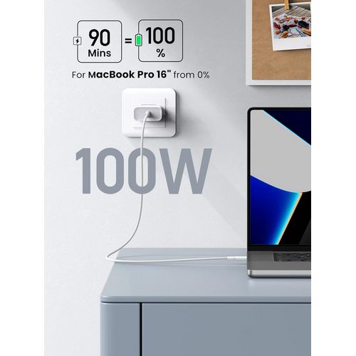 Ugreen USB-C cable for fast charging 100W 2M bijela-2