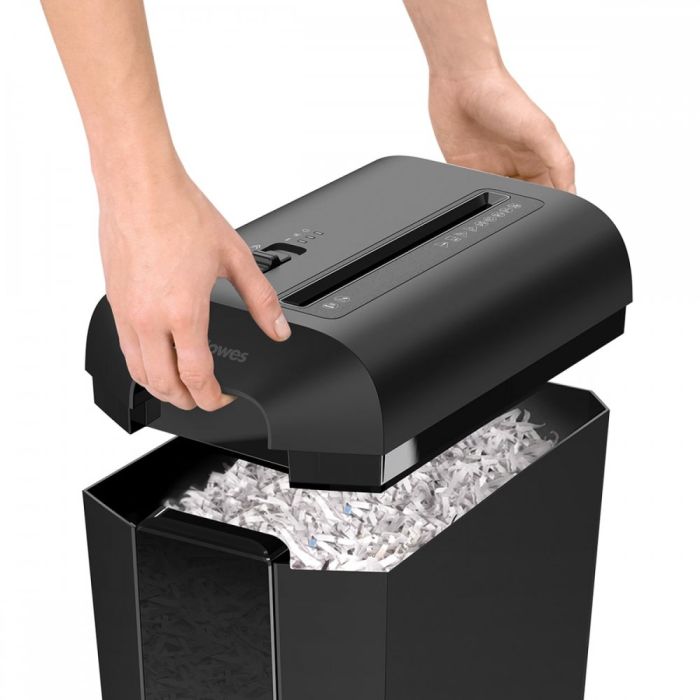 Uničitelj Papira FELLOWES Cross-Cut LX65 Black (Tradicionalno sjeckanje, Sjeckanje kreditnih kartica, Crna)-4