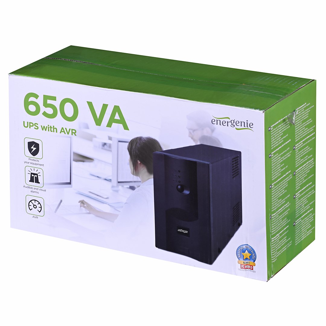 UPS uređaj GEMBIRD UPS-PC-652A (Line-Interactive, 0.65 kVA, 390 W, 3 utičnice)-7