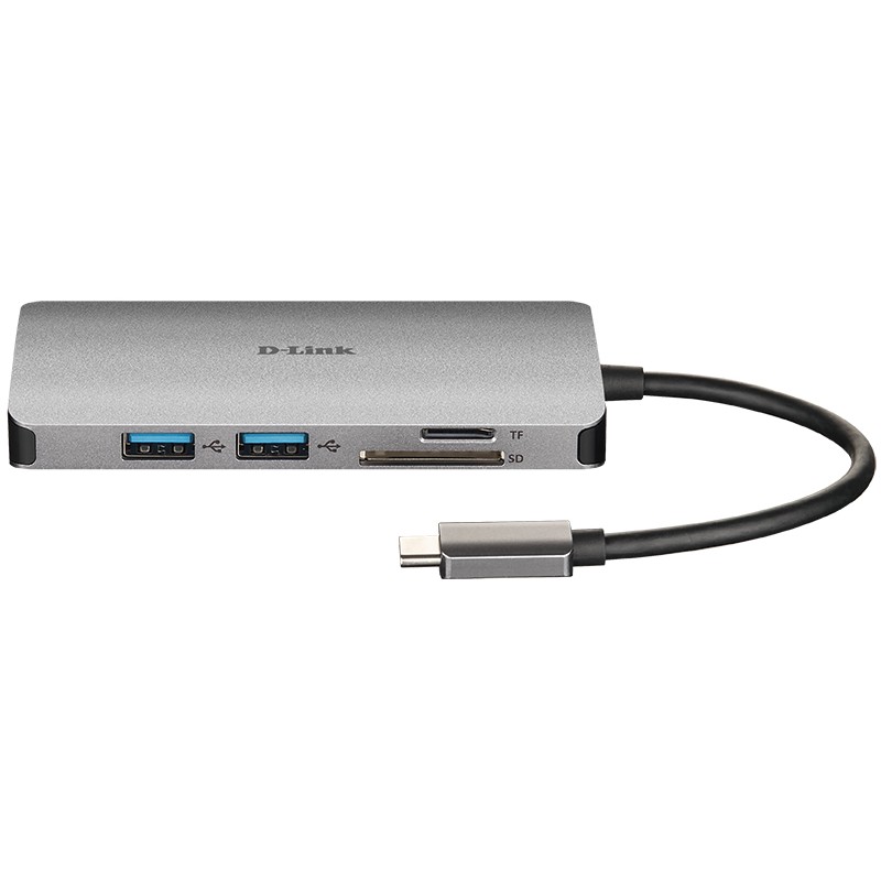 USB HUB D-LINK 8-in-1 USB-C Hub sa HDMI/Ethernet/Card Reader/Power Delivery-2