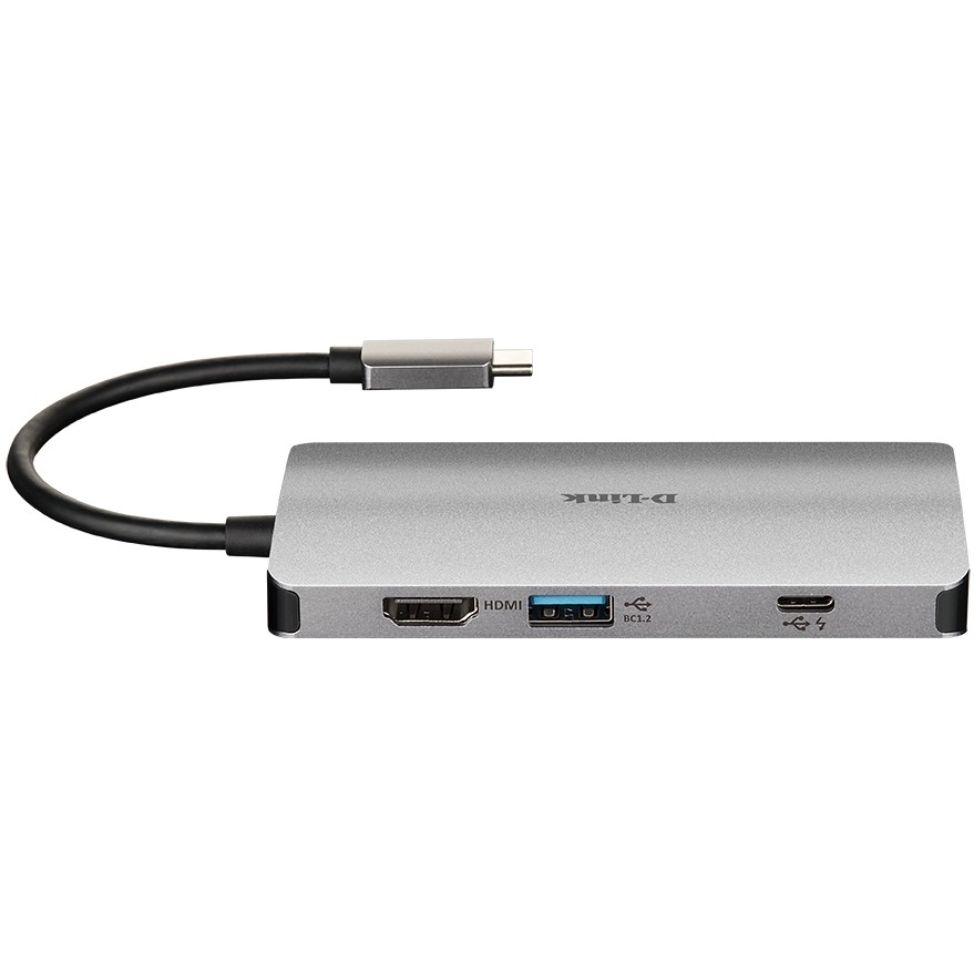 USB HUB D-LINK 8-in-1 USB-C Hub sa HDMI/Ethernet/Card Reader/Power Delivery-3