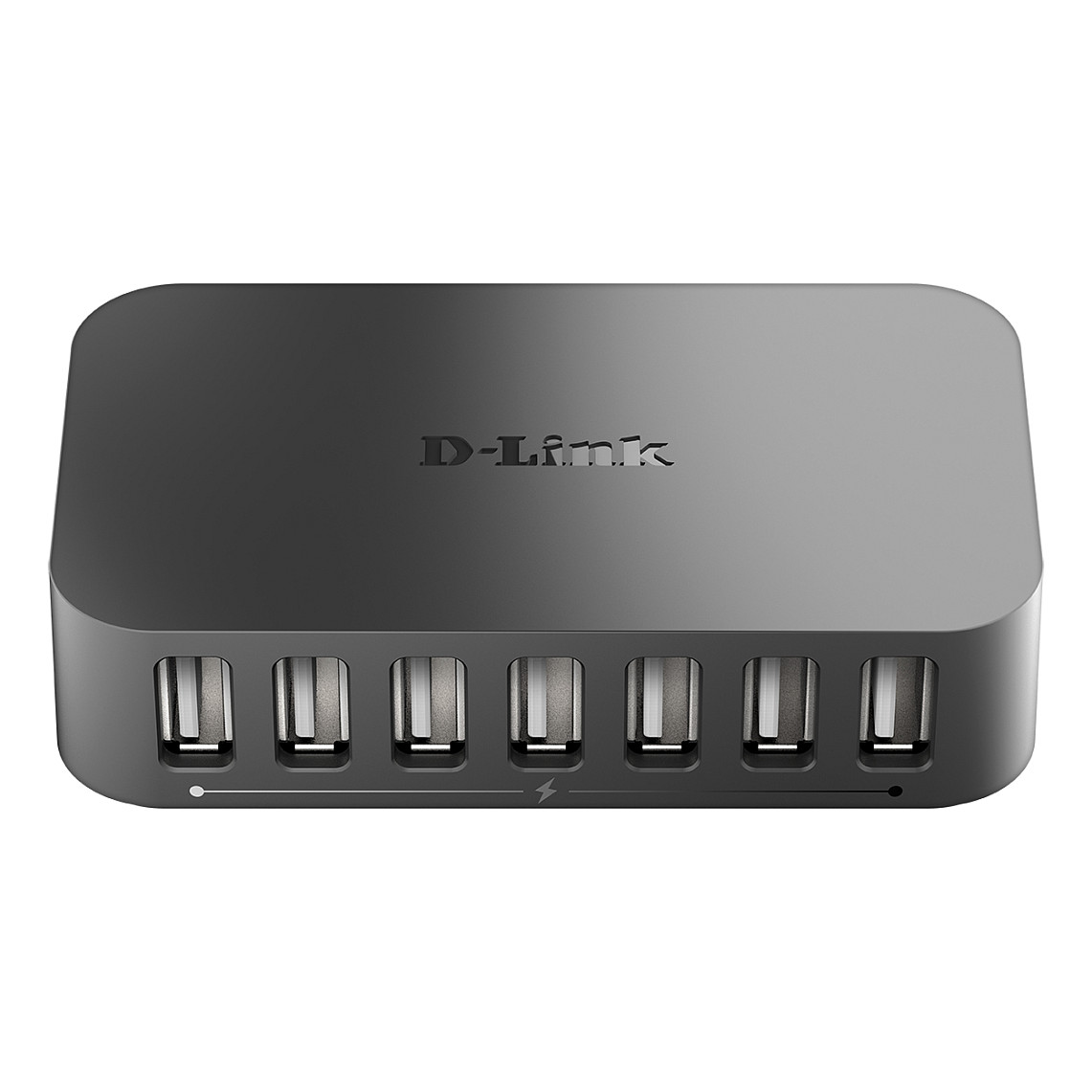USB Hub D-LINK DUB-H7 (Type-C, 480 Mbit/s, Crna)-0
