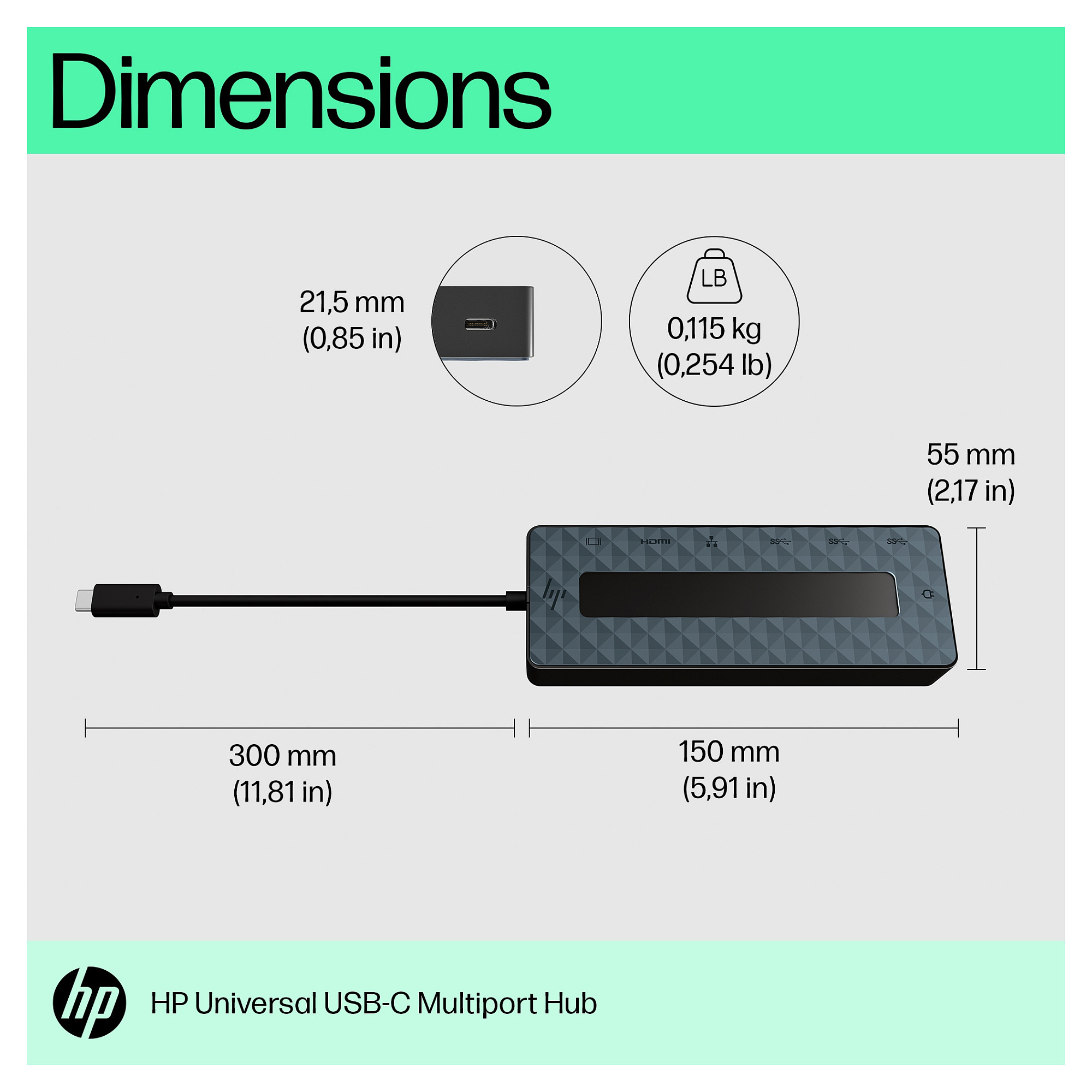 HP Universal USB-C Multiport Hub-10