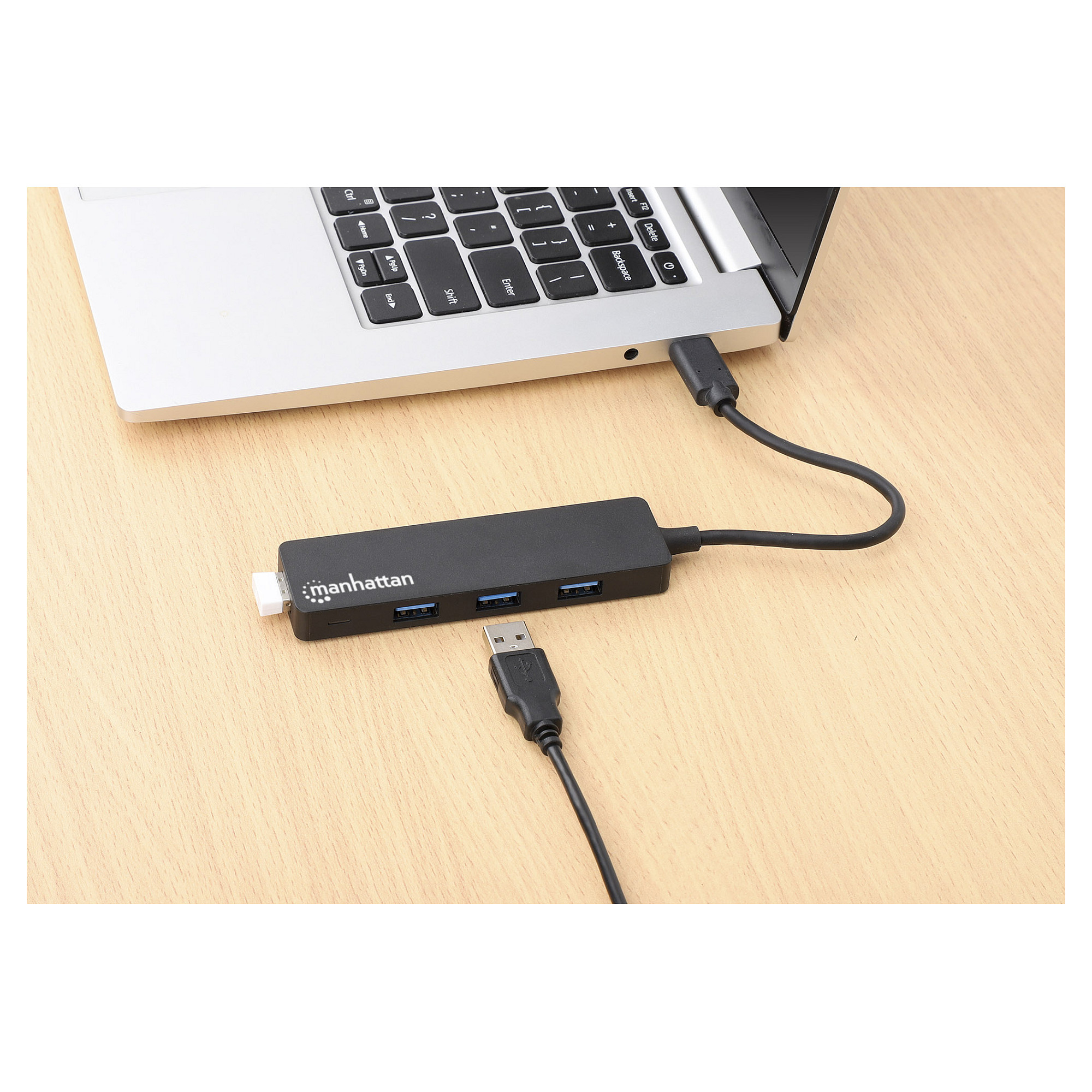 MANHATTAN 4-Port USB 3.2 Gen 1 Hub C-Stecker auf 4x A-Buchse-6
