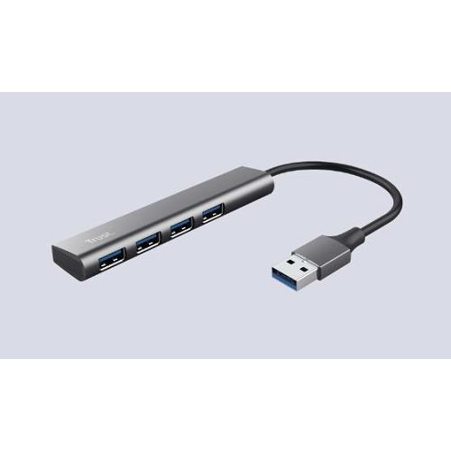 USB Hub TRUST Halyx 24947, 1xUSB-A/ 4xUSB-A (5 godina jamstva)-0