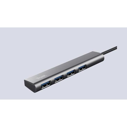 USB Hub TRUST Halyx 24947, 1xUSB-A/ 4xUSB-A (5 godina jamstva)-2