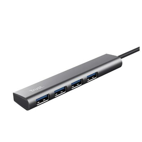 USB Hub TRUST Halyx 24948, USB-C/4xUSB-A, Srebrni (5 godina jamstva)-2