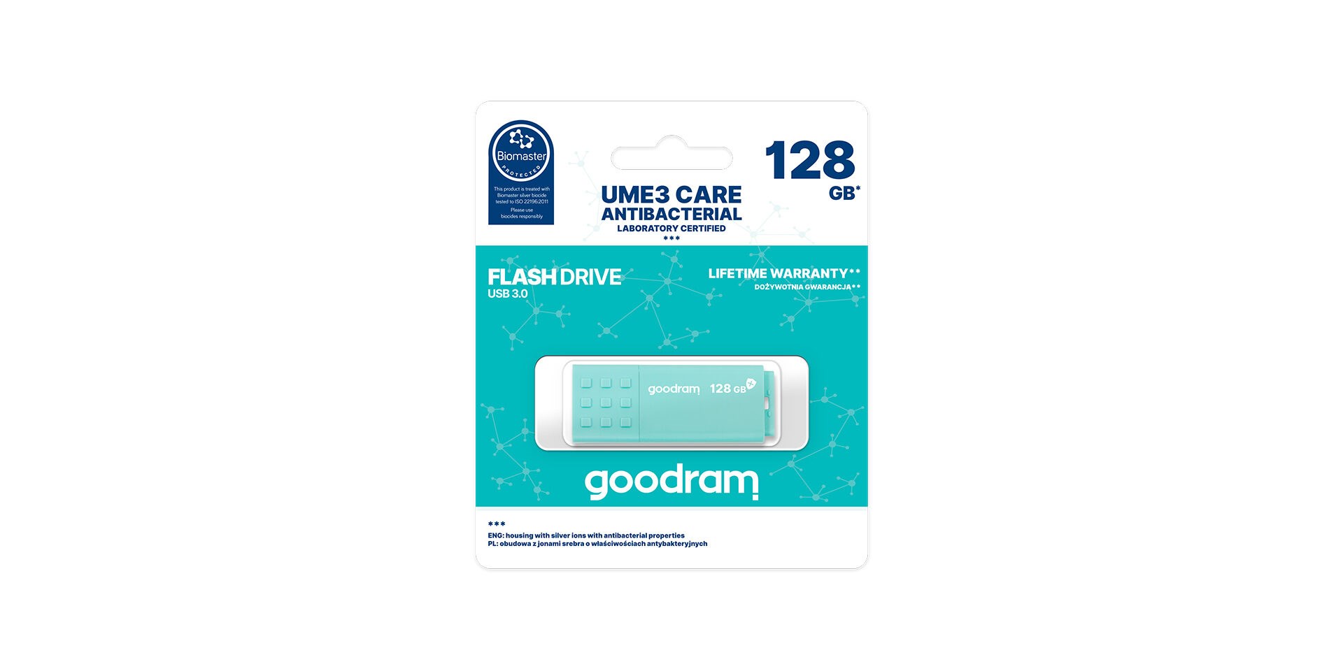 FLASHDRIVE USB 3.0 GOODRAM 16GB UME3 CARE-4