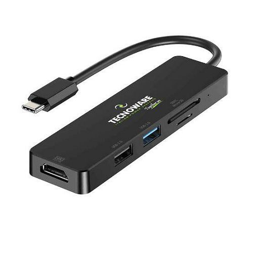 USB-C Hub TECHNOWARE 5 u 1 USB-C HUB-0