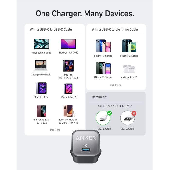 Punjač ANKER Nano 3 30W USB-C (brzo punjenje)-2