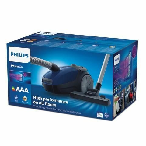 Usisavač PHILIPS PowerGo FC8240 (700W, s vrećicom, crna)-10