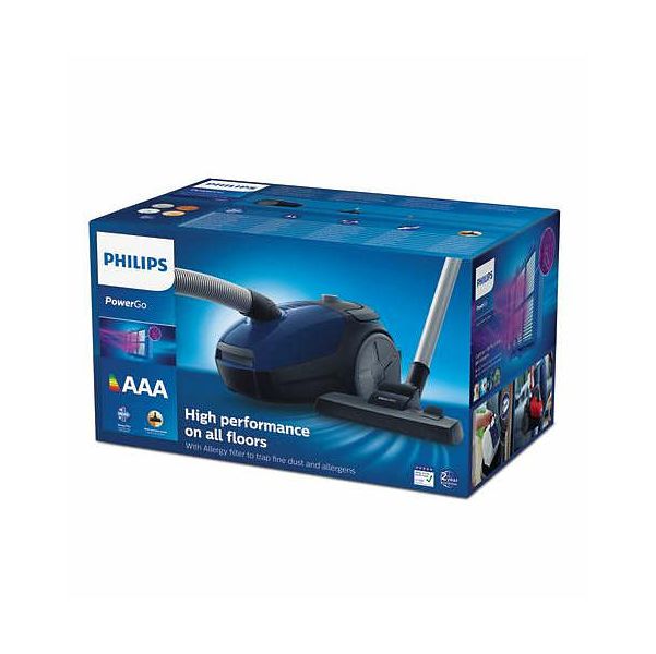 Usisavač PHILIPS PowerGo FC8240 (700W, s vrećicom, crna)-5