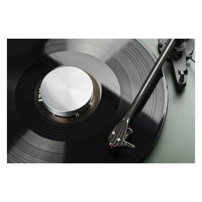 Uteg za gramofonsku ploču PRO-JECT Record Puck E, srebrni-0