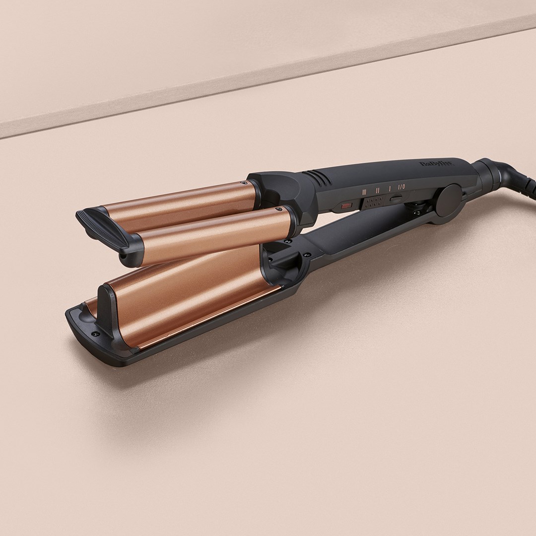BaByliss Deep Waves Curling iron Warm Black, Orange 98.4" (2.5 m)-10
