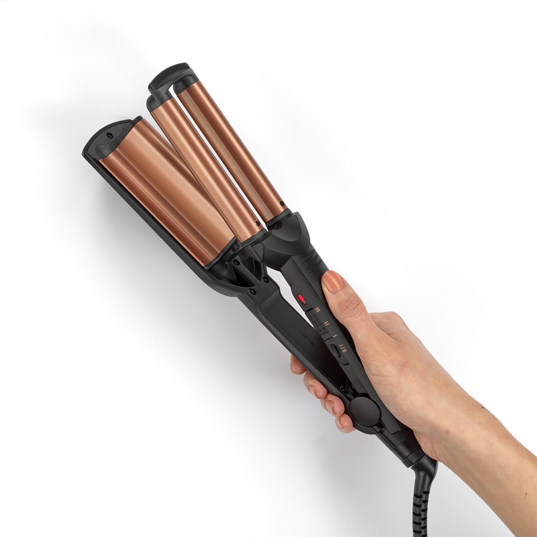 BaByliss Deep Waves Curling iron Warm Black, Orange 98.4" (2.5 m)-12