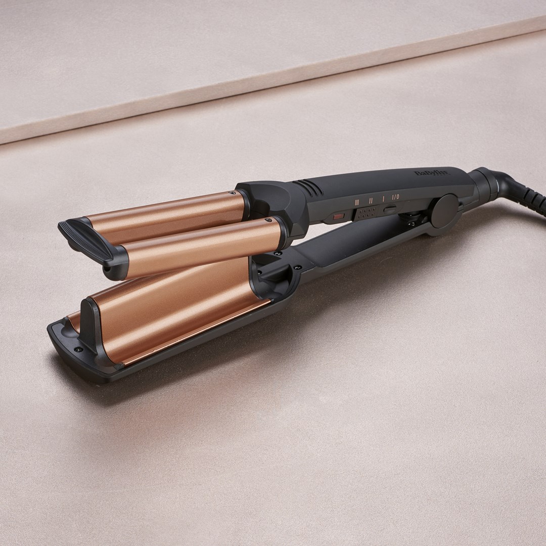 BaByliss Deep Waves Curling iron Warm Black, Orange 98.4" (2.5 m)-6