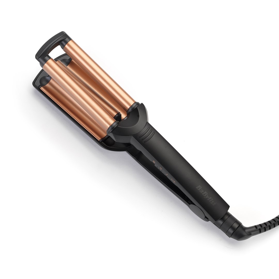 BaByliss Deep Waves Curling iron Warm Black, Orange 98.4" (2.5 m)-3