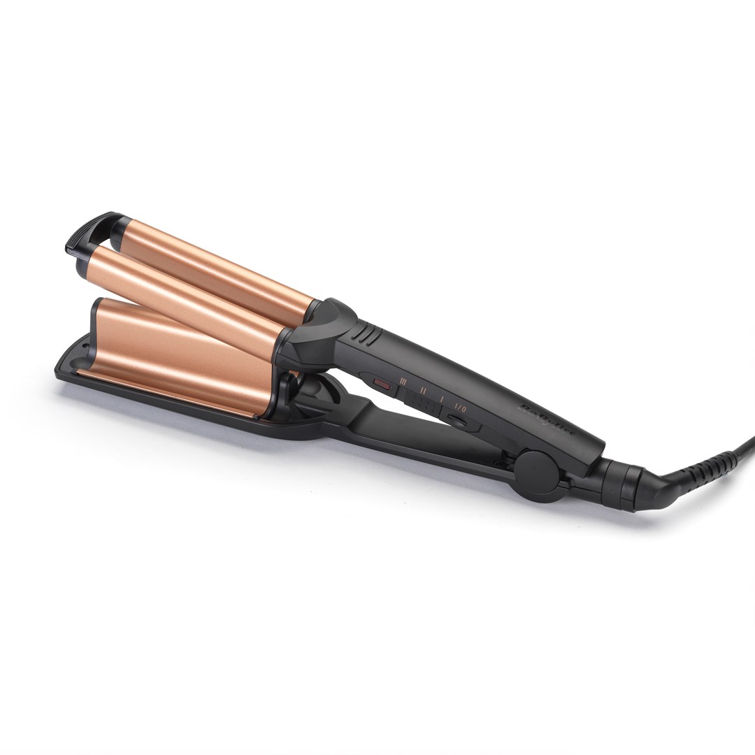 BaByliss Deep Waves Curling iron Warm Black, Orange 98.4" (2.5 m)-4