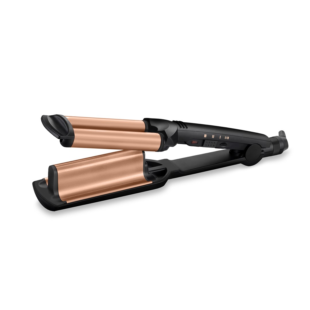BaByliss Deep Waves Curling iron Warm Black, Orange 98.4" (2.5 m)-0