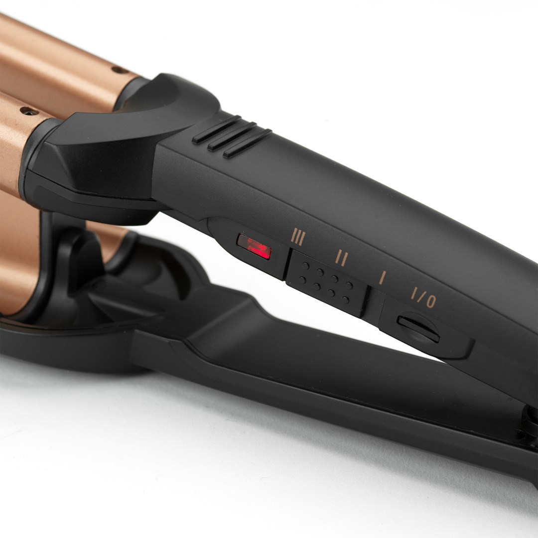 BaByliss Deep Waves Curling iron Warm Black, Orange 98.4" (2.5 m)-8