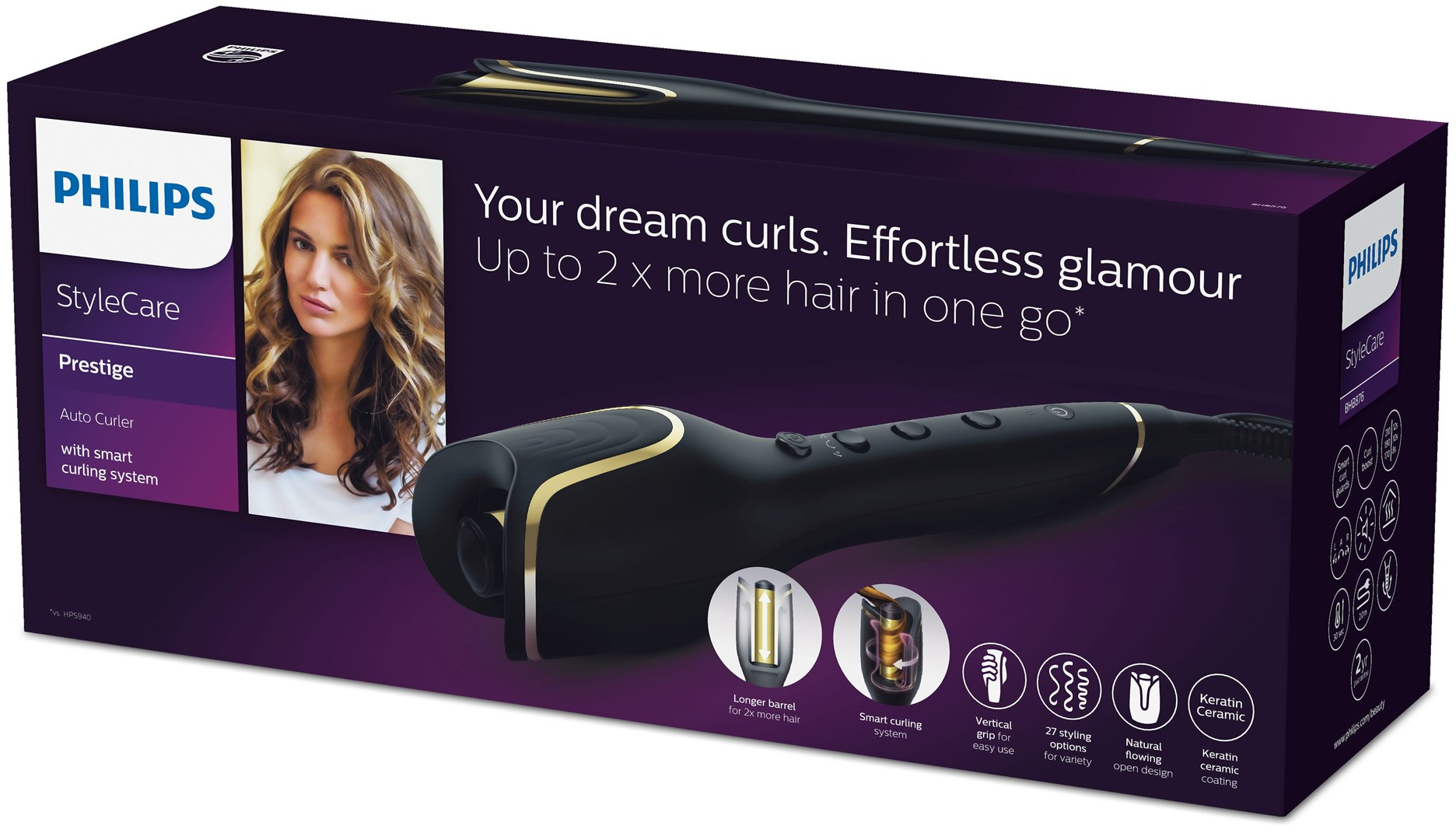 Automatski uvijač za kosu PHILIPS StyleCare Prestige, BHB876/00-9