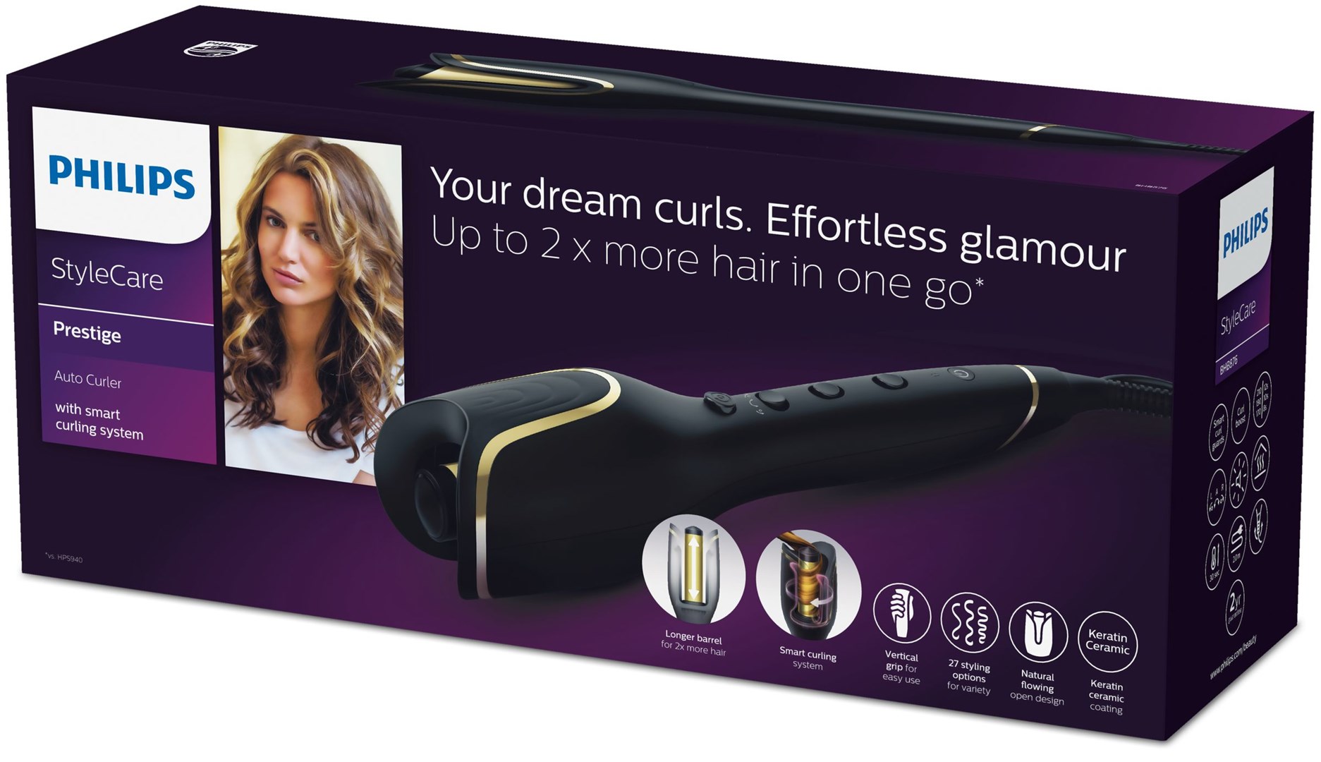 Automatski uvijač za kosu PHILIPS StyleCare Prestige, BHB876/00-8