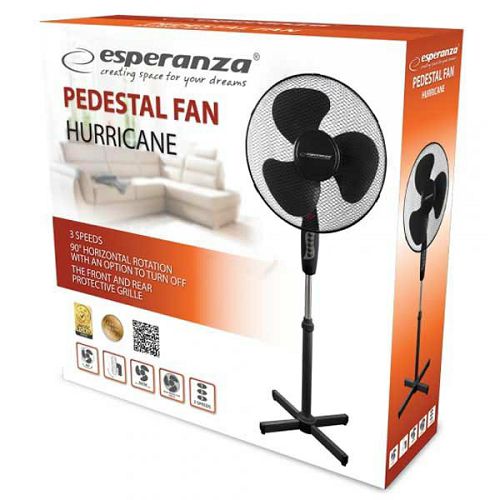 Samostojeći ventilator ESPERANZA HURRICANE EHF001KK crni-1