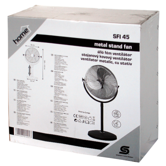 Ventilator HOME SFI 45, 3 brzine, metalne lopatice, 100W - samostojeći-3