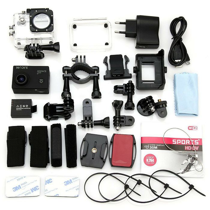 Akcijska kamera SJCAM SJ4000 WiFi crna-2