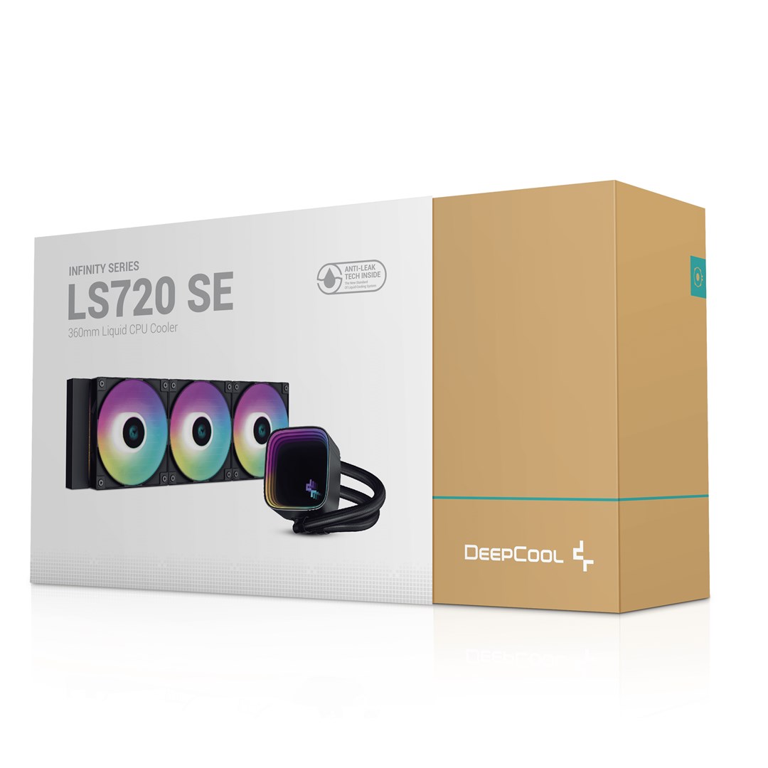 Vodeno hlađenje procesora DEEPCOOL LS720 SE (All-in-one, 12 cm) crni-5