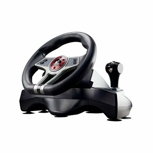 Volan HURRICANE FLASHFIRE F106 za PS5, PS4, PS3 i PC, 2 pedale + mjenjač-1