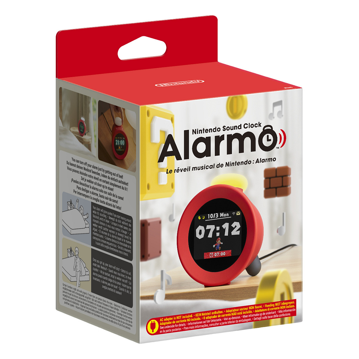 Vremenska stanica NINTENDO Sound Clock Alarmo-10