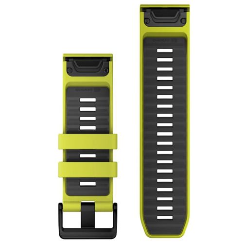 Zamjenski remen GARMIN Quickfit 26mm, Amp Yellow Graphite, 010-13393-08-1