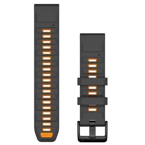 Zamjenski remen GARMIN za fenix 8, Graphite Spark Orange, 010-13392-05-0